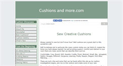 Desktop Screenshot of cushionsandmore.com